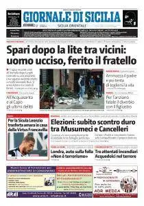 Giornale di Sicilia Sicilia Orientale - 8 Ottobre 2017