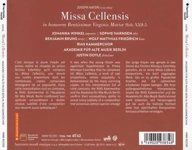 Justin Doyle, Akademie für Alte Musik Berlin, RIAS Kammerchor - Franz Joseph Haydn: Missa Cellensis (2019)