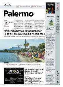 la Repubblica Palermo - 30 Giugno 2018