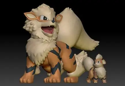 Pokemon Growlithe Arcanine