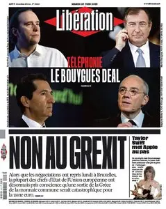 Libération du Mardi 23 Juin 2015