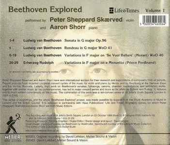Peter Sheppard Skærved, Aaron Schorr - Beethoven Explored, Vol. 1 (2003)