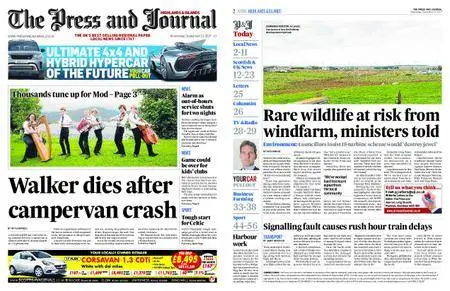The Press and Journal Highlands and Islands – September 13, 2017