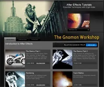 The Gnomon Workshop - After Effects Tutorials - Essential Techniques with Ergin Kuke (Repost)