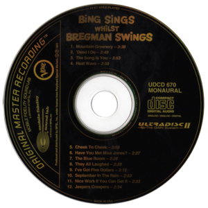 Bing Crosby - Bing Sings Whilst Bregman Swings - 1956 (1996) [MFSL]