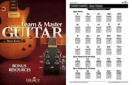 Learn and Master Guitar 2-in-1. Bonus Resources and Chord Charts