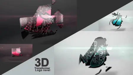 3D Transformer Logo - Project for After Effects (VideoHive)