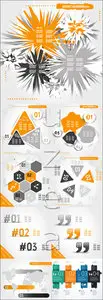 Vector - Infographic map collection