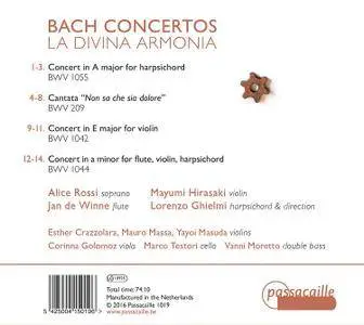 La Divina Armonia - Bach: Concertos (2016) [Official Digital Download 24/96]