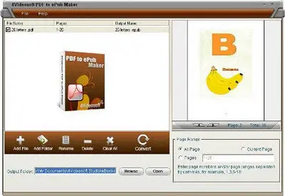 4Videosoft PDF to ePub Maker 3.0.16 
