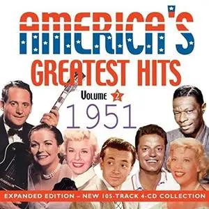 VA - America's Greatest Hits 1951 (Expanded Edition) (4CD, 2019)