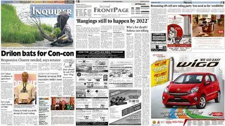 Philippine Daily Inquirer – July 04, 2016