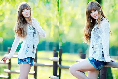 Hwang Mi Hee - Outdoor Photo Shoot
