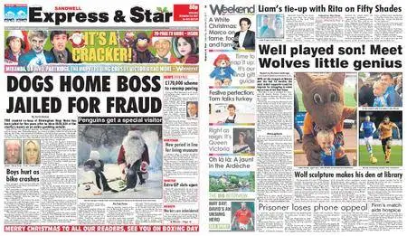 Express and Star Sandwell Edition – December 23, 2017