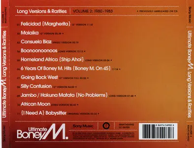 Ultimate Boney M. - Long Versions & Rarities Volume 2: 1980-1983 (2009) Re-Upload