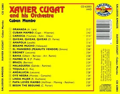 Xavier Cugat – Cuban Mambo (1992) -repost