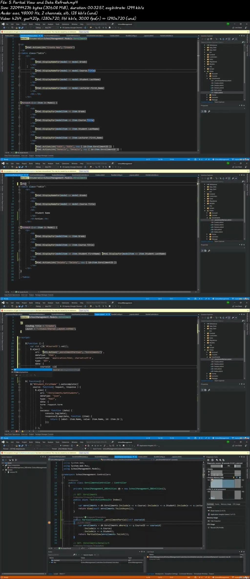 Создание модели данных entity framework для приложения asp net mvc