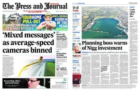 The Press and Journal Aberdeenshire – August 22, 2017
