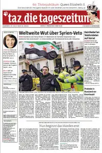 Tageszeitung TAZ vom 06 Februar 2012