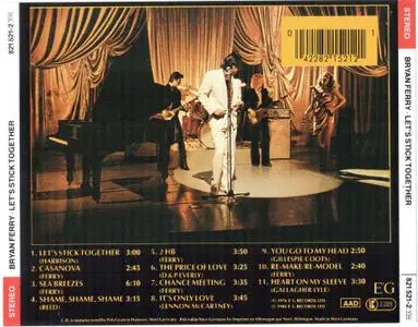 Bryan Ferry - Let's Stick Together (1976) [1984, Reissue] *Re-Up*