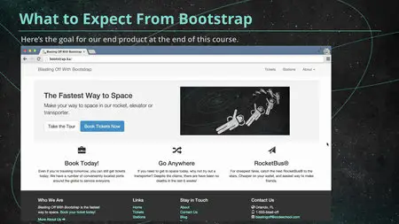 CodeSchool - Blasting Off with Bootstrap (2015)