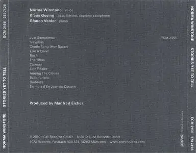 Norma Winstone - Stories Yet to Tell (2010) {ECM 2158}
