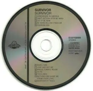 Survivor - Survivor (1979) {1987, Japan 1st Press}