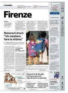 la Repubblica Firenze - 18 Marzo 2018