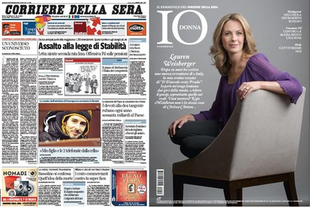 Il Corriere della Sera (09-11-13) + Io Donna