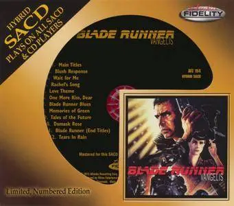 Vangelis - Blade Runner (1994) [2013, Audio Fidelity AFZ 154] Repost