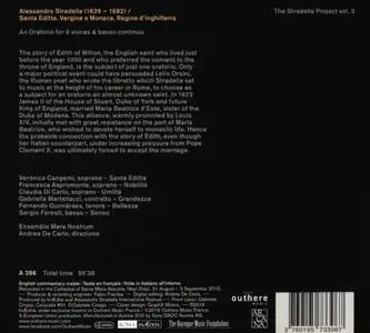 Veronica Cangemi, Ensemble Mare Nostrum, Andrea De Carlo - Stradella: Santa Editta (2016)