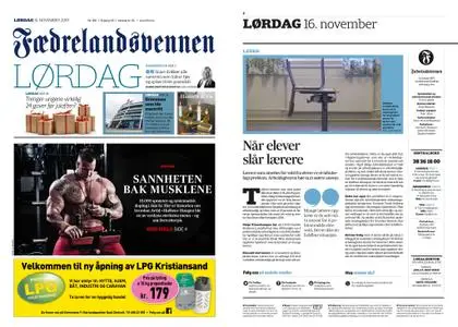 Fædrelandsvennen – 16. november 2019