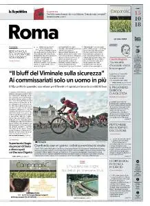 la Repubblica Roma - 15 Ottobre 2018