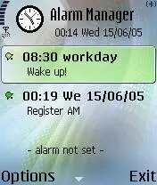 Igor Dontsov Alarm Manager v1.5.5 S60 SymbianOS