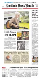 Portland Press Herald - 31 December 2024