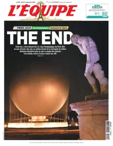 L’equipe du Lundi 9 Septembre 2024