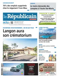 Le Républicain Sud Gironde - 17 Juillet 2025