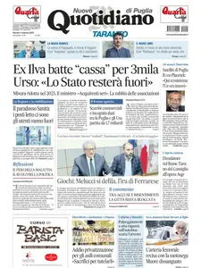 Quotidiano di Puglia Taranto - 4 Febbraio 2025