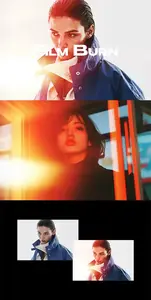 Film Burn Photo Effect for Photoshop