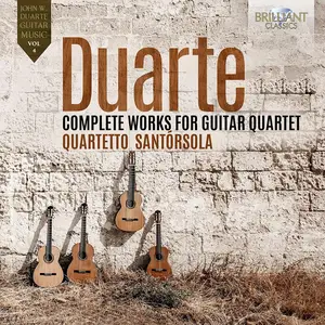 Quartetto Santórsola - Duarte: Complete Works for Guitar Quartet (2024) [Official Digital Download]