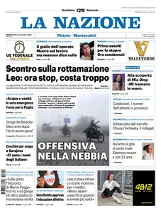 La Nazione Pistoia Montecatini - 12 Novembre 2025