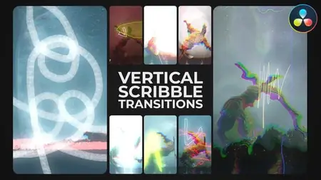 Scribble Vertical Transitions | DaVinci Resolve 58816209