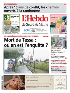 L'Hebdo de Sèvre et Maine - 23 Mai 2024