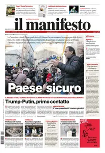 il Manifesto - 13 Febbraio 2025