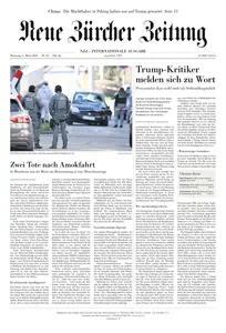 Neue Zurcher Zeitung International  - 04 März 2025