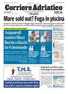 Corriere Adriatico Pesaro - 15 Agosto 2025