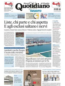 Quotidiano di Puglia Taranto - 25 Ottobre 2025