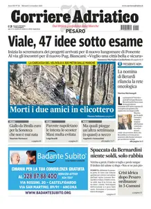 Corriere Adriatico Pesaro - 11 Novembre 2025
