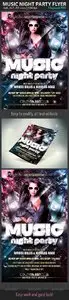 GraphicRiver Music Night Party Flyer