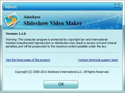 Ainishare Slideshow Video Maker 1.1.0